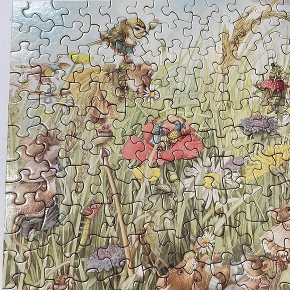 Flower field with springtime animals 500 piece puzzle, Springbok by Hallmark - Picture 5 of 9